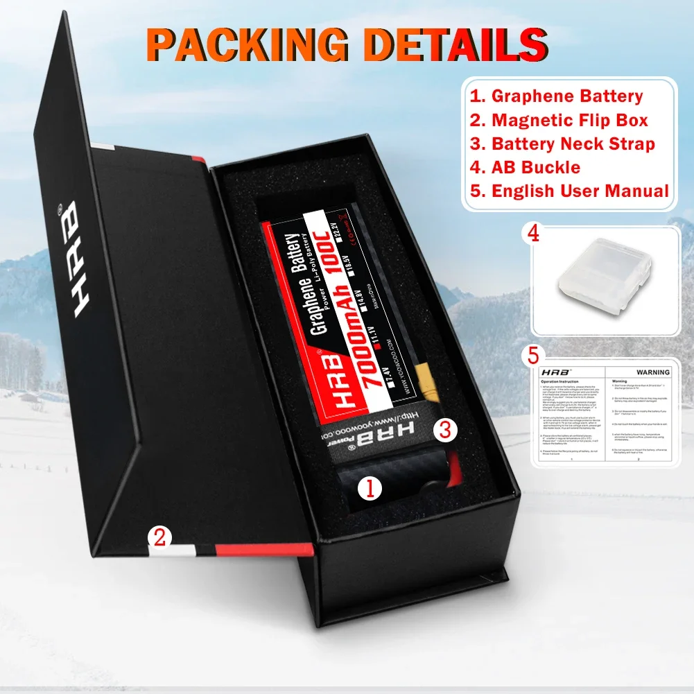 4S Lipo Battery 14.8V 6000Mah - แบตเตอรี่ Graphene 2S 3S 4S 6S