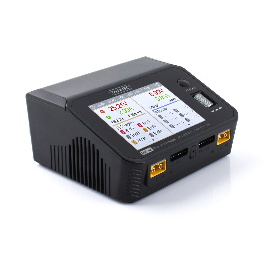 ToolkitRC M6DAC เครื่องชาร์จเร - Toolkitrc M6Dac Smart Charger บทวิจารณ์และราคา