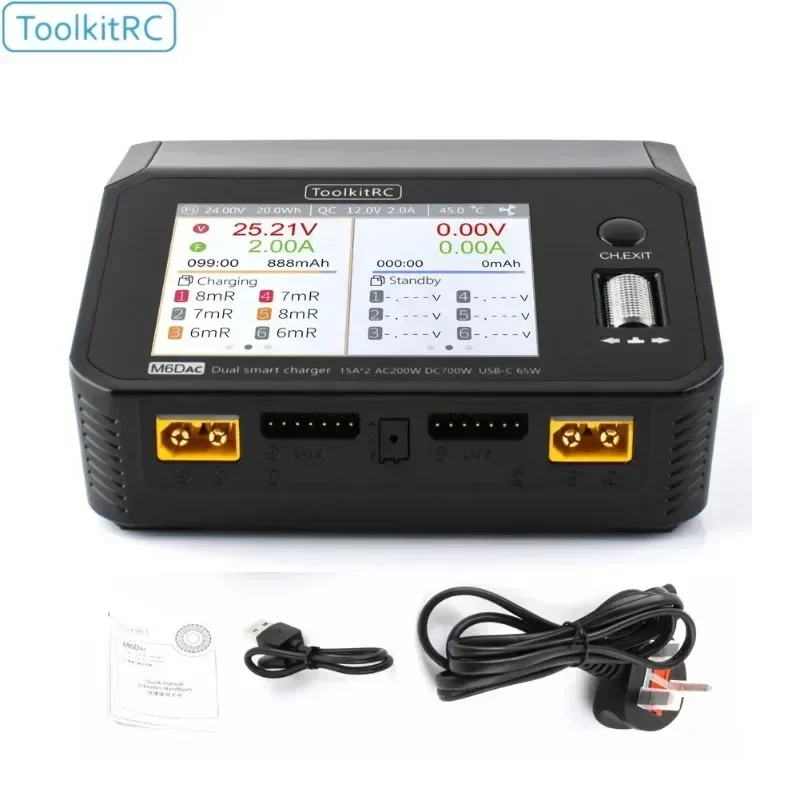 ToolkitRC M6DAC เครื่องชาร์จสม - Toolkitrc M6Dac Smart Charger บทวิจารณ์และราคา